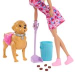 Muñeca Barbie Malibú con Cachorro y Accesorios