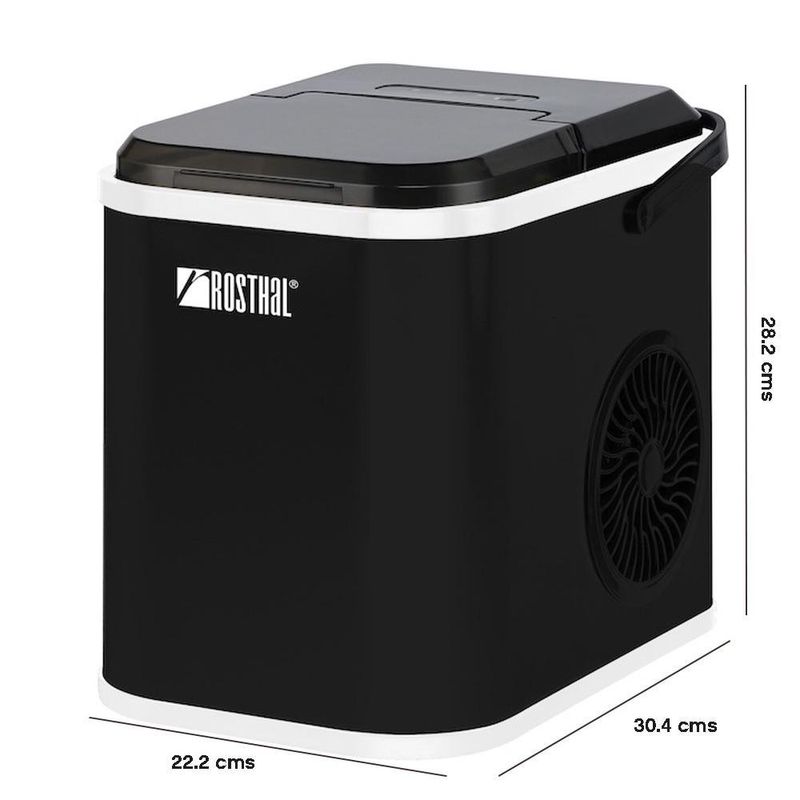 Máquina para Hacer Hielo 1.1 Litros Color Negro