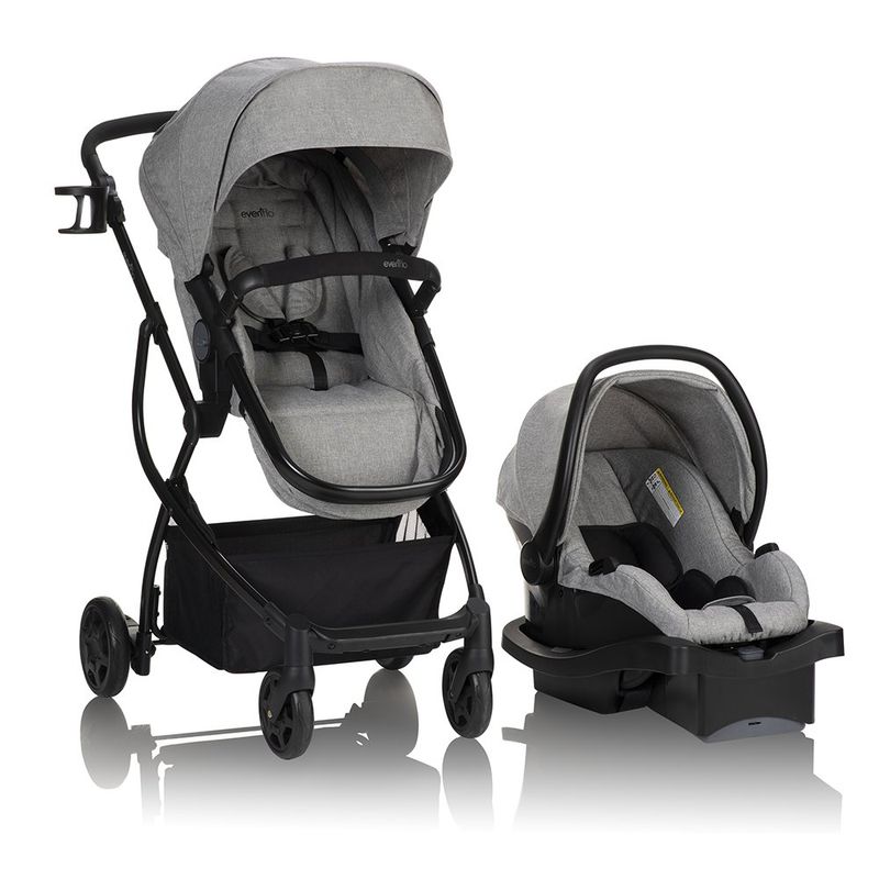 Travel System Omni Plus Heather Color Gris