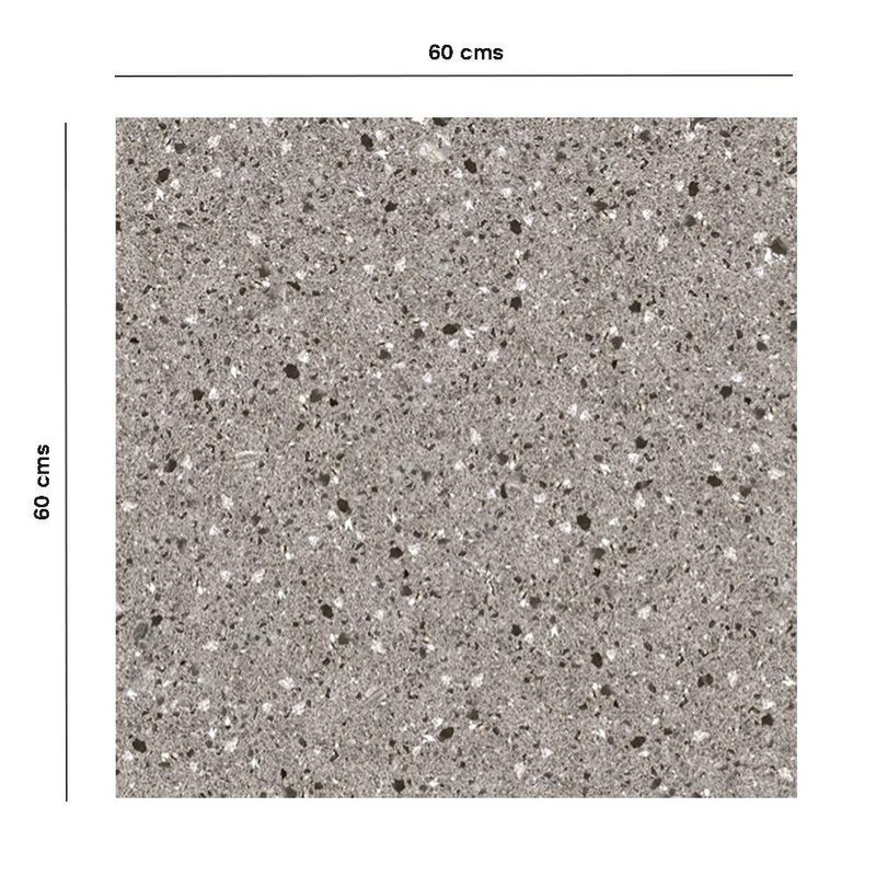 Piso Porcelánico Sublime Pulido Rectificado Color Gris de 60 x 60 cm en Caja de 1.44 m²