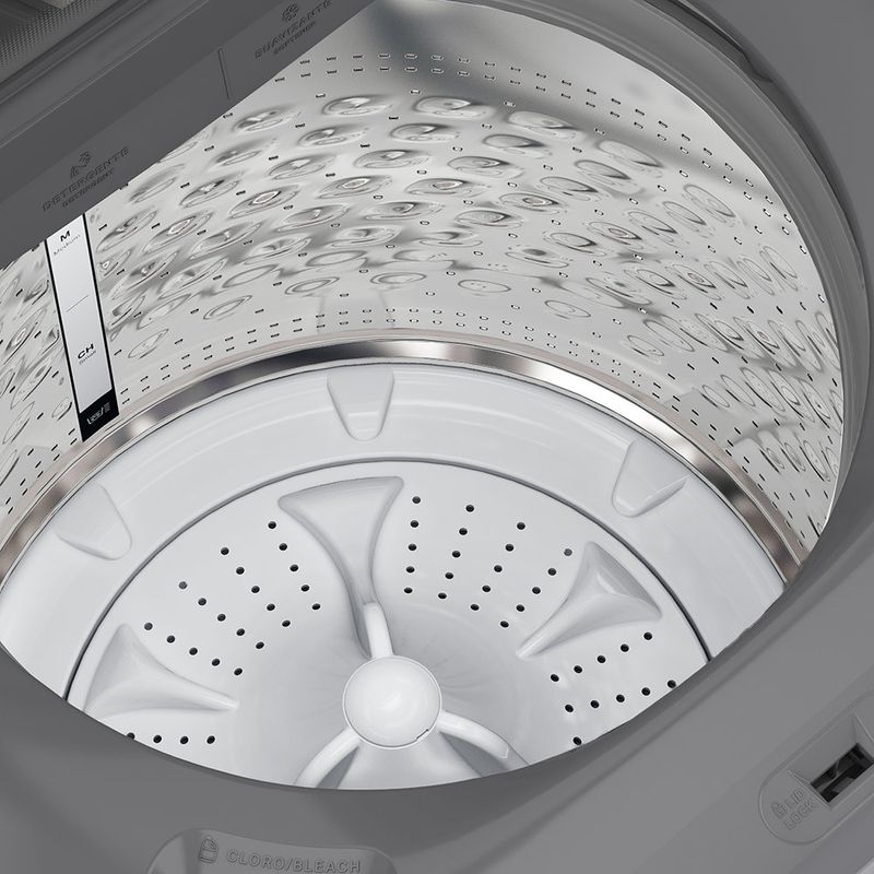 Lavadora Carga Superior 24 kg con Xpert System e Impeller Color Gris