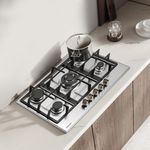 Cooktop a Gas Hisense HGH751SS01 30 plg 5 Quemadores en Acero Inoxidable
