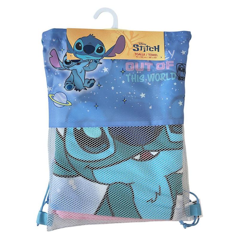 Toalla Infantil Diseño Disney Stitch de 70 x 140 Cm