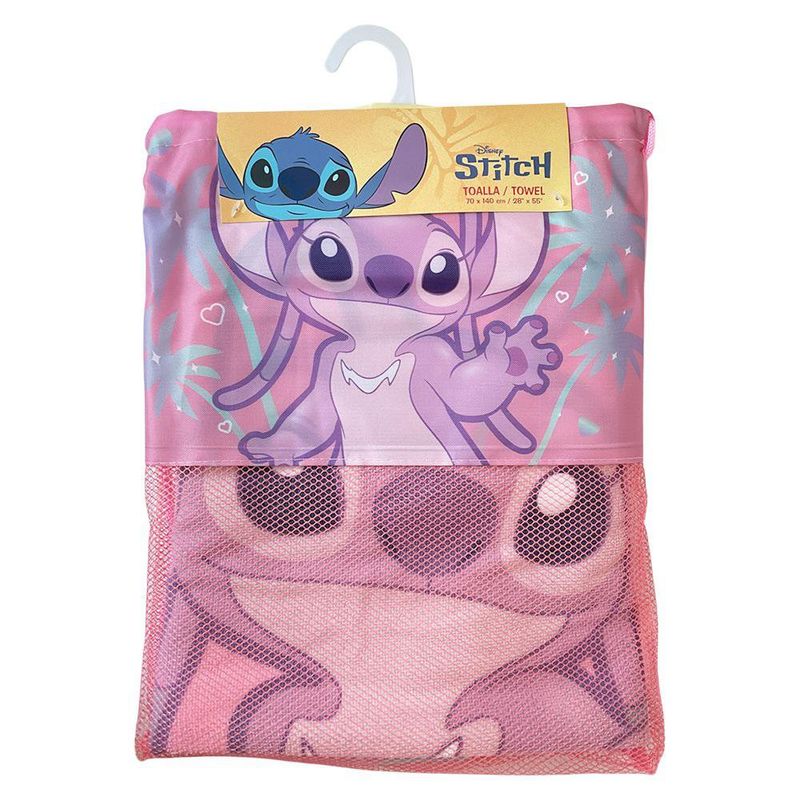 Toalla Infantil Diseño Disney Stitch Angel de 70 x 140 Cm