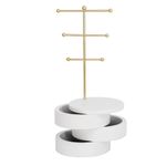 Porta Joyas Dorado 3 Niveles