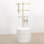 Porta Joyas Dorado 3 Niveles