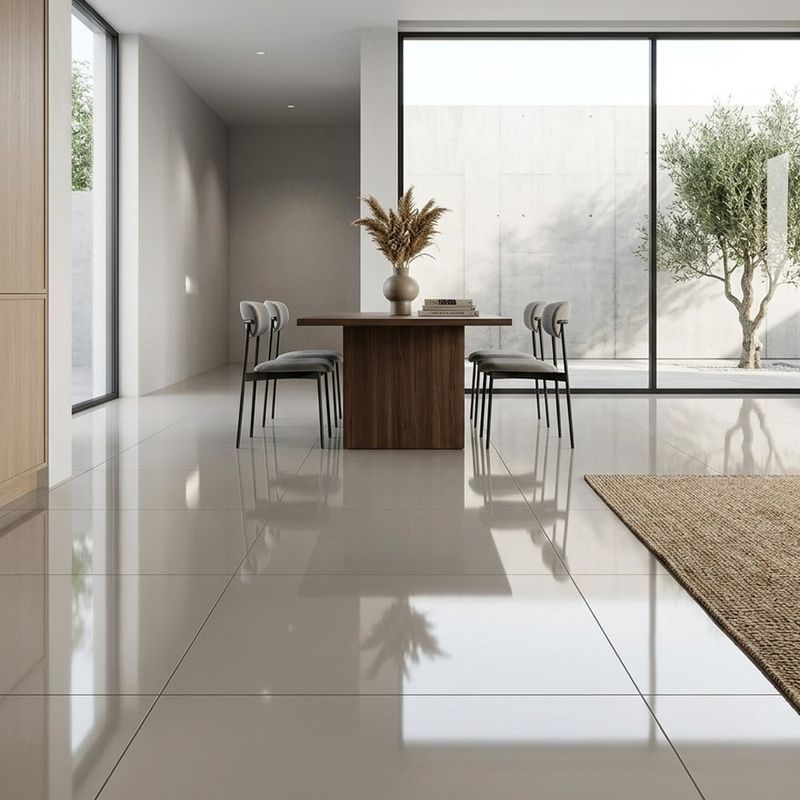 Piso Porcelánico Emperador Beige Pulido Rectificado de 60 x 60 cm en Caja de 1.44 m²