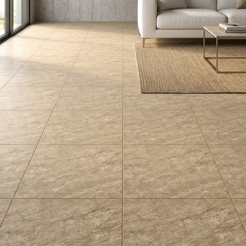 Piso Cerámico Veneto Acabado Rústico Color Beige de 61 x 61 cm en Caja de 2.65²