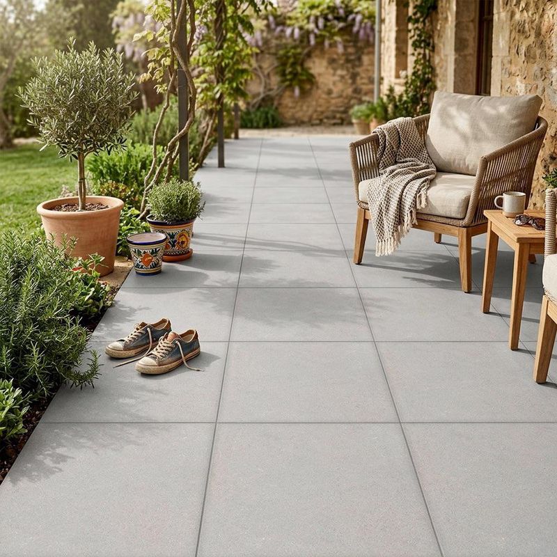 Piso Porcelanato Khala Rectificado Color Gris Mate de 60 x 60 cm en Caja de 1.44 m²