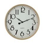 Reloj de Pared Diseño Clásico Moderno con Números Grandes de 50 Cm