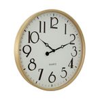 Reloj de Pared Diseño Clásico Moderno con Números Grandes de 50 Cm