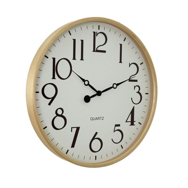 Reloj de Pared Diseño Clásico Moderno con Números Grandes de 50 Cm