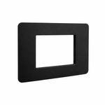 Placa Triple Modular Tipo MatixGo para Interruptor Color Negro