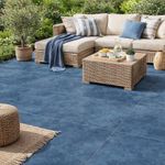 Piso Porcelanato Canyon Acabado Mate Rectificado Color Azul de 60 x 60 cm en Caja de 1.44 m²