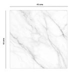 Piso Cerámico Le Blanc Acabado Brillante Color Blanco de 43 x 43 cm en Caja de 2.43 m²