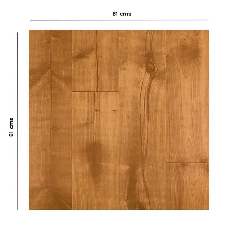 Piso Cerámico Canela Acabado Brillante Color Café de 61 x 61 cm en Caja 2.65 m²