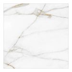 Piso Cerámico Sole Acabado Brillante Color Blanco con Vetas de 61 x 61 cm en Caja de 2.65 m²