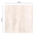 Piso Porcelánico Travertino Beige Pulido Rectificado de 60 x 60 cm en Caja de 1.44 m²