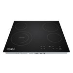 Parrilla Eléctrica 24 plg de Vitrocerámica con 4 Quemadores Color Negro