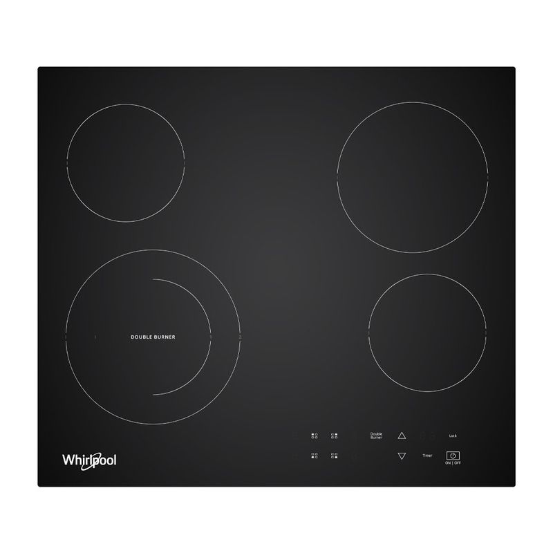 Parrilla Eléctrica 24 plg de Vitrocerámica con 4 Quemadores Color Negro