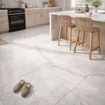 Piso Porcelánico Calacatta Blanco Pulido Rectificado de 60 x 60 cm en Caja de 1.44 m²