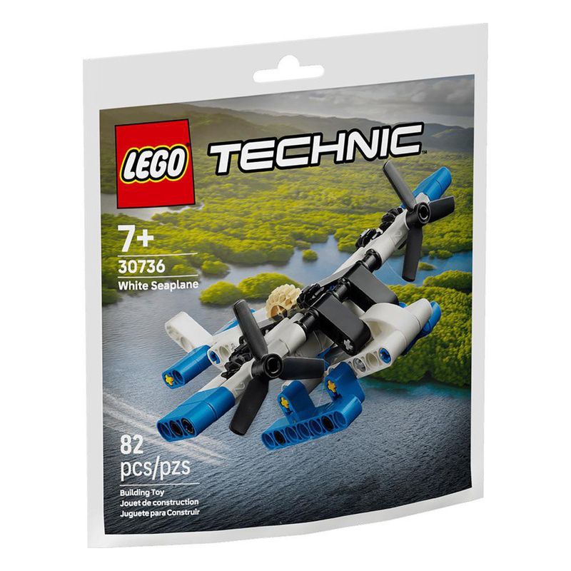 LEGO Technic Hidroavión Blanco de 82 Piezas