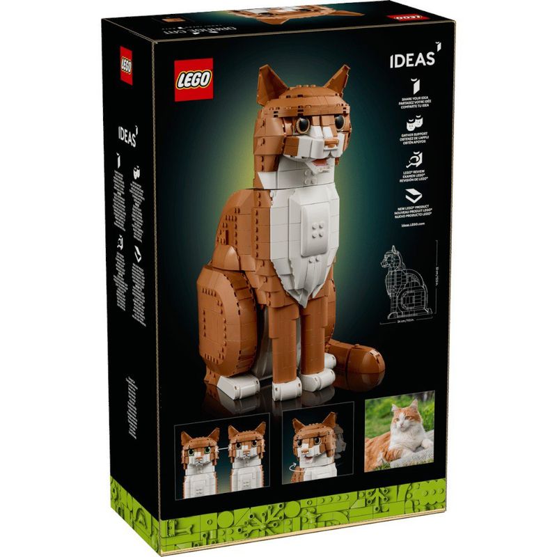 Lego Ideas Gato Naranja de 1755 Pzas