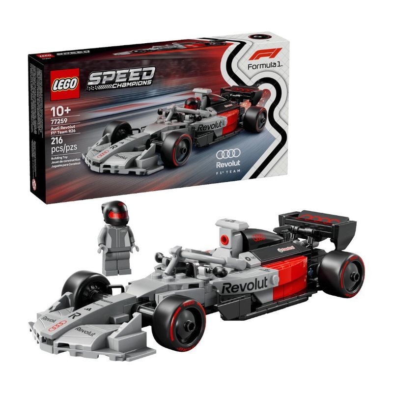 LEGO Speed Champions Coche de Carreras Audi Revolut F1 Team R26 de 216 Pzas