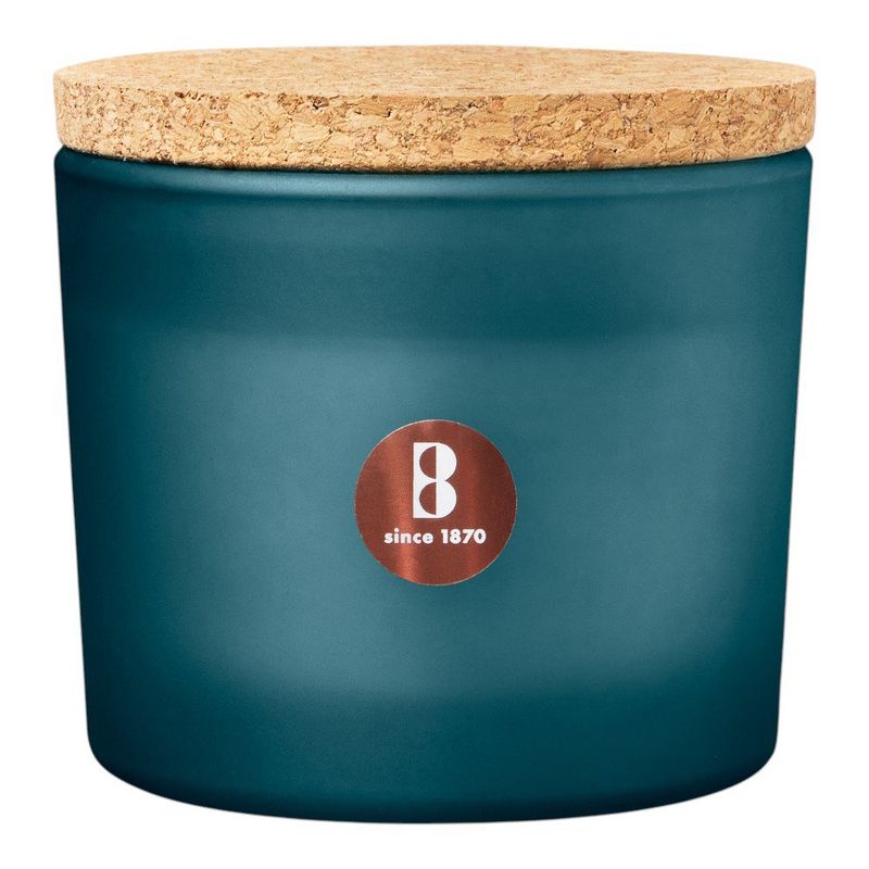 Vela Aromática Woody Wellness en Vaso de Vidrio con Tapa