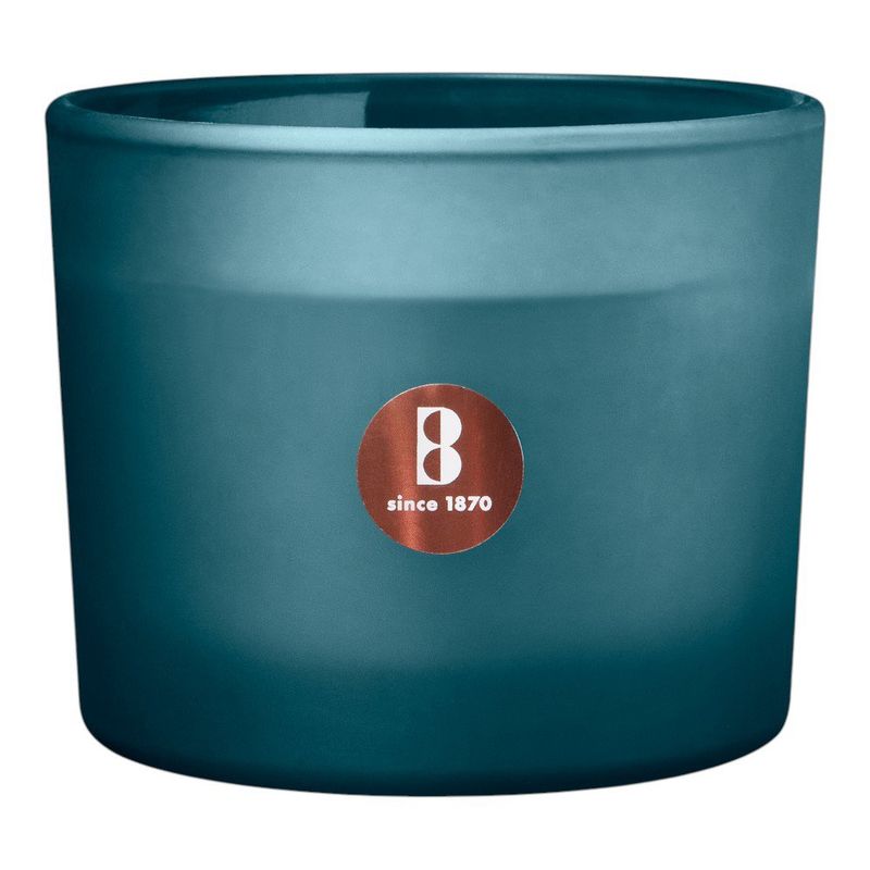Vela Aromática Woody Wellness en Vaso de Vidrio con Tapa