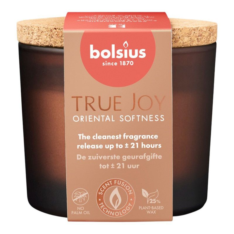 Vela Aromática Oriental Softness en Vaso de Vidrio con Tapa