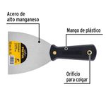 Espátula Flexible con Mango Plástico de 4 Plg
