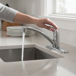 Grifería Adler Monomando con Palanca para Cocina Acabado Cromado