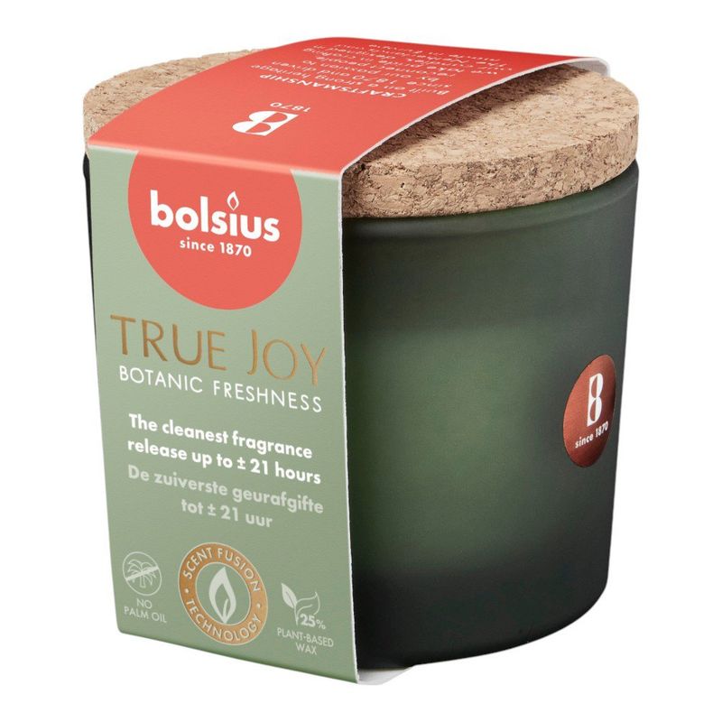 Vela Aromática Botanic Freshness en Vaso de Vidrio con Tapa