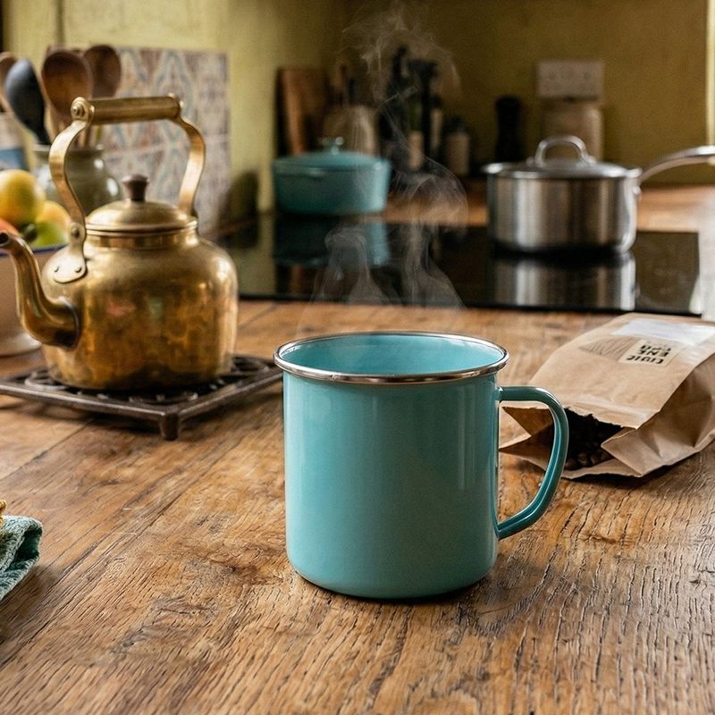 Vaso Recto Aqua Bay Novacero Peltre de 12 cm para 1.2 L Color Aqua