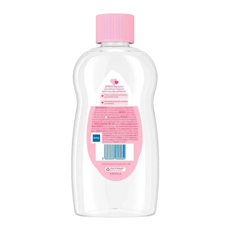 Aceite Corporal Hidratante Johnson’s Baby Original 100 mL