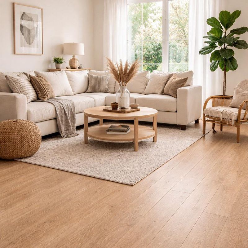 Piso Vinilico Lvt Soloist Natural de 15.24 x 91 Cm en Caja de 5 m²