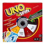 Juego de Mesa UNO Spin con Ruleta de Acción