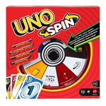 Juego de Mesa UNO Spin con Ruleta de Acción