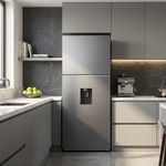 Refrigerador Samsung Top Mount de 19 Pies³ con Dispensador Acabado Acero Inoxidable