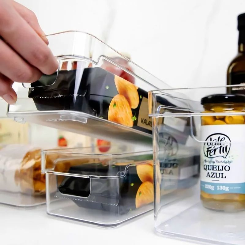 Organizador Transparente Multiuso Compacto de 30 x 10 x 7 Cm