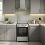 Estufa de Piso 24 Plg 4 Quemadores con Horno Grill