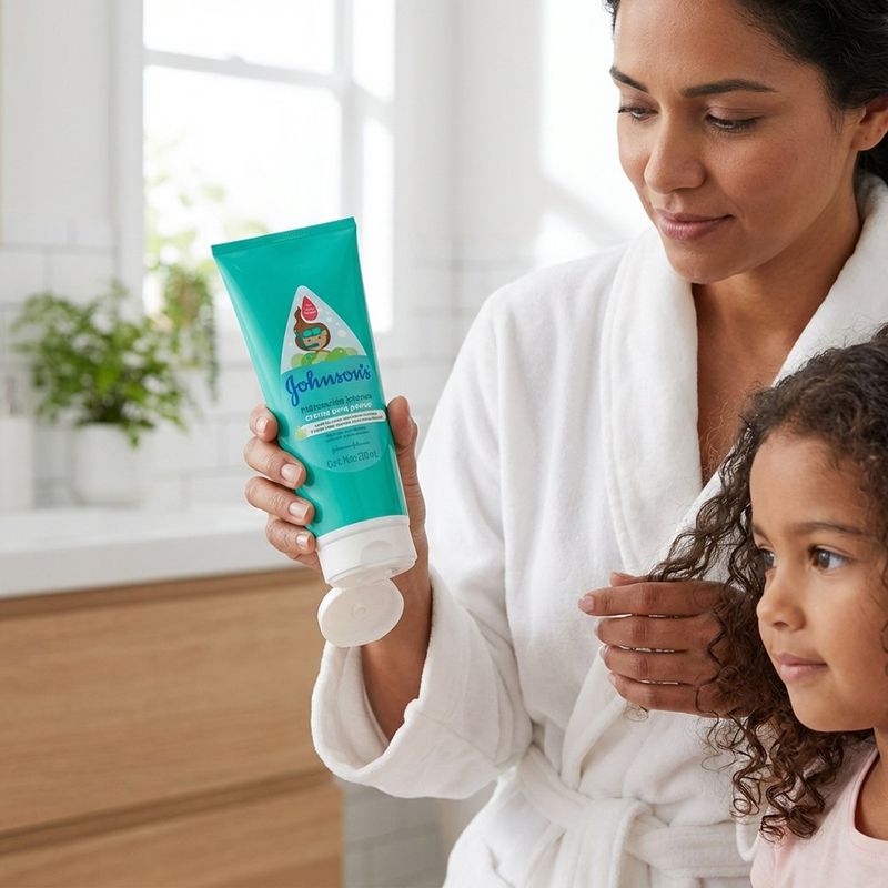 Crema para Peinar Johnson’s Hidratación Intensa 200 mL