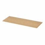 Top para Gabinete Base Gloria de MDP Color Blanco de 120 cm con Acabado Tono Madera