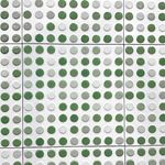 Piso Cerámico Mykonos Acabado Brillante de 20 x 20 cm Color Verde