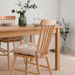 Cojín Acolchado para Silla con Amarres 42 x 42 cm Color Taupe