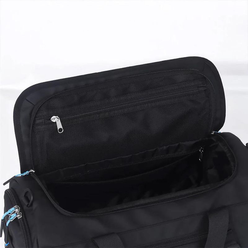 Maletín Deportivo Molvu Entreno Pequeño para Gimnasio y Viaje Color Negro