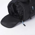 Maletín Deportivo Molvu Entreno Pequeño para Gimnasio y Viaje Color Negro