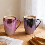 Taza Metalizada de 17.8 oz en Cerámica para Bebidas Calientes Presentación Surtida
