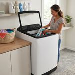 Lavadora Carga Superior 19 kg Samsung Digital Inverter Ecobubble Color Blanco
